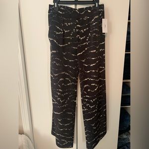 Halston wide leg pant